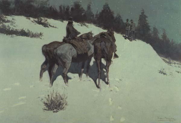 Frederic Remington A Recon-naisance (mk43) oil painting image